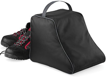 Outdoor World Deluxe Hiking Boot Bag Breathable Shoe Carry Case Storage for Walking Hiking Work Golf Hockey Rugby Football Military Boots (Black) - Image 3