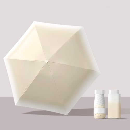 UV Umbrella For Sun Protection Spf Upf 50, Sun Umbrella Uv Protection Personal, 6 Ribs Sun Umbrellas For Rain, Portable Pocket Umbrella Small, Compact Umbrella For Travel School Daily Life - Image 5
