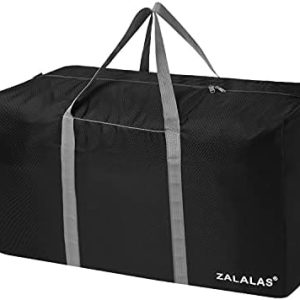 Travel Duffle Bag, 96L Extra Large Lightweight Holdall Bag, Foldable Duffel Bag for Men Women, Black