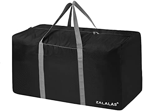 Travel Duffle Bag, 96L Extra Large Lightweight Holdall Bag, Foldable Duffel Bag for Men Women, Black