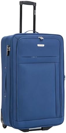 29" Large Suitcase Super Lightweight Luggage Combination Lock 20% Expandable 2 Wheel Soft Shell Check in Luggage for 23kg