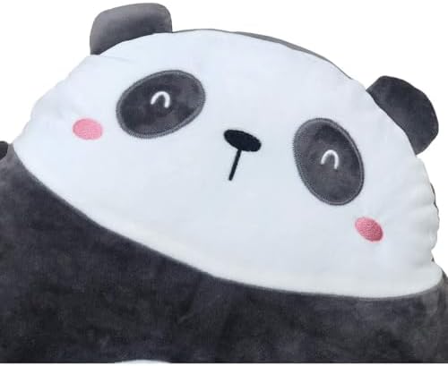 Panda Plush Pillow 16 Inch, Blanket in Cute Plush Pillow, Panda Stuffed Animal, Girls Boys Gifts for Birthday, Valentine, Christmas, Travel, Holiday - Image 2