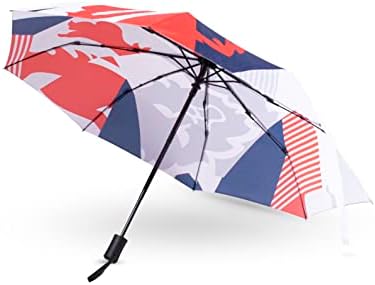 Hy-Pro Officially Licensed England FA Umbrella | One Click Open, Pocket Umbrella, Compact, Lightweight, Portable, Travel, Small, Navy/White - Image 2