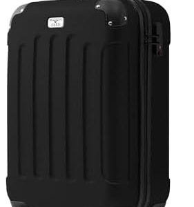 LUGG 20 Inch Skywander Lightweight Travel Cabin Bag - Carry On Approved Suitcase, ABS Shell Protection, Water Resistant & Safe Locking System - Easyjet Overhead Compliant (55x20x35cm)