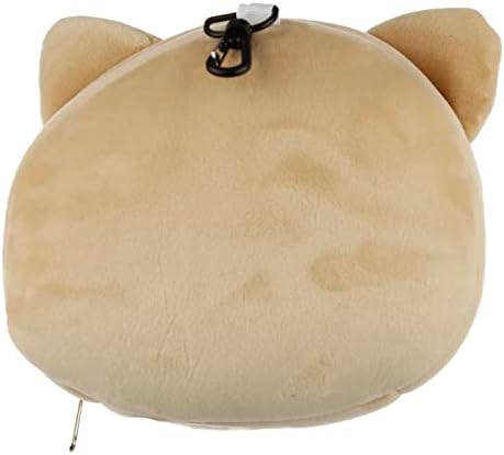 Puckator Relaxeazzz Shiba Inu Dog Round Plush Travel Pillow & Eye Mask - Sleep Eye Mask Masks - Kids Travel Accessories For Sleeping Airplane - Flight Plane Neck Pillow Pillows - Image 3