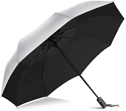 ZOMAKE Compact Umbrella with UPF 50+ UV Protection, Auto Open/Close, Silver Coating, Travel Umbrella for Men & Women