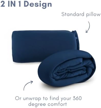 travel pillow- 2 in 1 Probably the most versatile travel pillow in the world ! Ultra soft & Breathable 100% Bamboo Raylon Luxury material | neck pillow for travel | travel pillow for airplane - Image 5