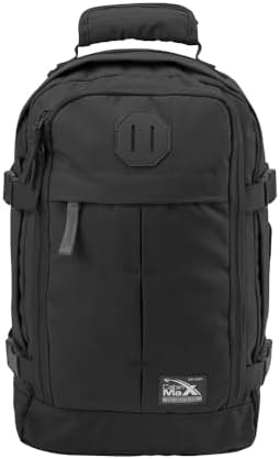 Cabin Max Travel Bag, for Ryanair Cabin Bags 40x20x25 Underseat, Carry-ons, Travel Backpack, Maximise Hand Luggage - Side Compression Straps - Anti-Theft Pocket -Metz 20L Vintage Black 40 x 20 x 25 cm - Image 9