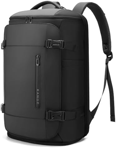 40L Travel Backpack with Shoe Compartment, Weekend Business Hand Luggage, Flight Approved Cabin Luggage, Lightweight and Waterproof for 15.6-17.3 Inch Laptop, black, L, Business