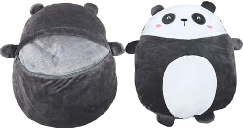 Panda Plush Pillow 16 Inch, Blanket in Cute Plush Pillow, Panda Stuffed Animal, Girls Boys Gifts for Birthday, Valentine, Christmas, Travel, Holiday - Image 3