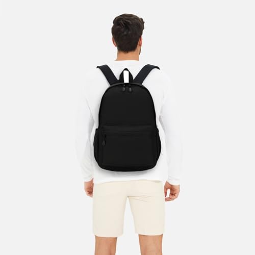 School Backpack for Teenager Men and Women Lightweight Classic Casual Rucksack Travel Backpack for 15.6-Inch Laptop - Image 5