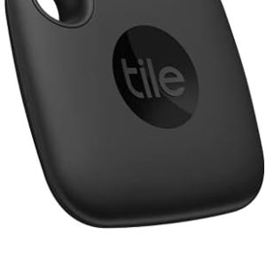 Tile Mate (2022) Bluetooth Item Finder, 1 Pack, 60m finding range, works with Alexa & Google Home, iOS & Android Compatible, Find your Keys, Remotes & More, Black