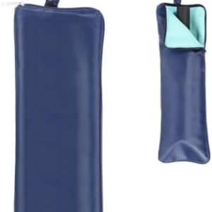 sourcing map Wet Umbrellas Bag, 11 x 5 Inch Waterproof Oxford Cloth Reversible Umbrellas Sleeve Cover Portable Waterproof Case for Wet Travel Folding Umbrellas Travel Home Outdoor, Dark Blue