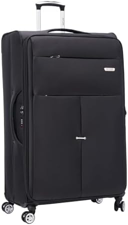 Extra Large Suitcase 32" Super Lightweight Luggage 20% Expandable 4 Wheels Spinner 3-Digit Combination Lock Soft Shell Luggage Check in for 30kg