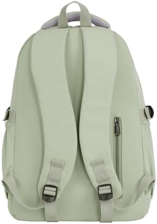 FIORETTO Lightweight School Backpack Womens, Cute School Bag for Teenager Girls, 14 Inch Laptop Rucksack Casual Daypack Backpack for Travel College Work Green - Image 4