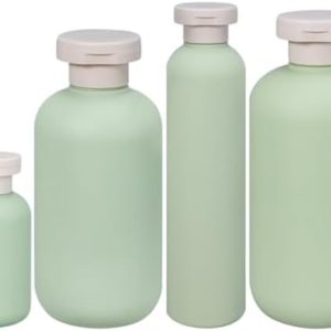 Travel Bottle for Toiletries 100ML/200ML/260ML/300ML,Forreen 4 Pack Squeeze Bottles Empty Plastic Soft Reusable LeakProof Travel Containers Empty Bottles for Shampoo Creams Lotion