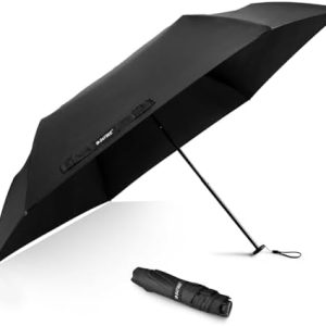 G4Free Travel Folding Umbrella Compact Ultralight Carbon Fiber Super Slim Small Mini UV Sun Umbrellas - Weighs Only 4 oz