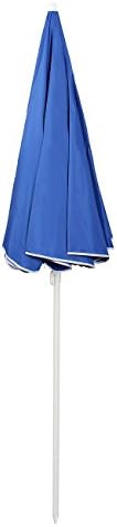 Sekey® 1.6m Beach Umbrella with Cover, Portable Tilting Garden Parasol Umbrella, Small Parasol for Beach/Pool/Patio, Round Sunscreen UV20+ Blue - Image 4