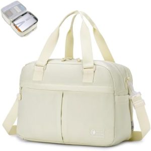 SPAHER Expandable Cabin Bag British Airways Hand Luggage Bag 40x30x15 to 40x30x25 Eurowings Wizzair Travel Duffle Bag Carry On Bag Under-seat Holdall Bag Hospital Bag Maternity Overnight Bags