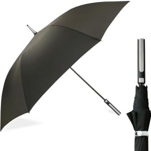Windproof Umbrella Automatic Open Press Button, Rainproof with UV Protection, Wind Resistant, Stick Large Umbrellas for Women & Men Perfect for Travel Gifts