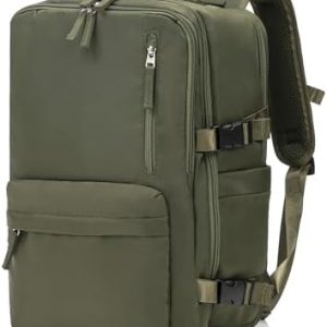 RMW Cabin Bags 40x20x25 for Ryanair Underseat Carry-ons Waterproof Hand Luggage Bag Travel Backpack Cabin Size Underseat Cabin Bag Anti-Theft Pocket Office Daypack School Bag