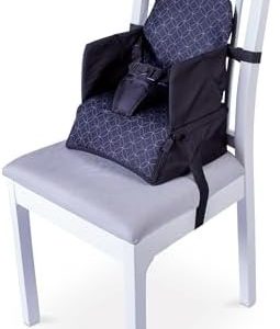 Red Kite Travel Booster Seat - Soft and Comfortable Foam Seat (Black)