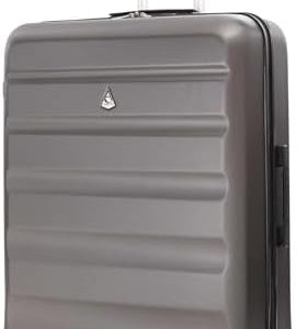 Aerolite Large Lightweight ABS Hard Shell Travel Hold Check in Luggage Spinner Suitcase with 4 Wheels, 29"