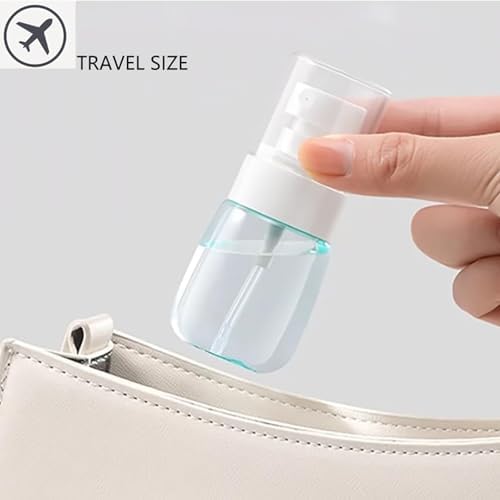 Spray Bottles, 30ml 60ml 80ml Clear Empty Fine 3 Pcs Mist Spray Bottles Small Travel Plastic Atomiser Bottle Refillable Liquid for Essential Oils, Cleaning, Make-up Cosmetic Hair, Leak Proof, BPA Free - Image 6
