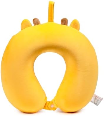 Relaxeazzz Raffi the Giraffe Adoramals Plush Memory Foam Travel Pillow - Neck Flight Airplane Pillow For Travel - Kids Neck Pillows Cushion For Sleeping Neck Pain Adults - Airport Essentials - Image 7