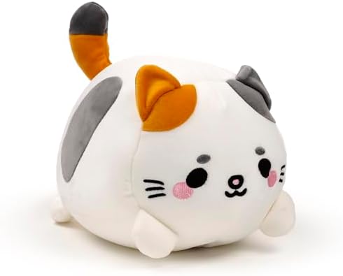 Puckator Swapseazzz Adoramals Cat 2-in-1 Plush Travel Pillow & Toy - Neck Flight Airplane Pillow For Travel - Kids Neck Pillows Cushion For Sleeping Neck Pain Adults - Airport Essentials - Image 2