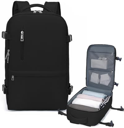 Cabin Bags 40x20x25 for Ryanair, Small Underseat Carry On Travel Backpack Casual Hand Luggage Flight Loptop Bags for Women Men Cabin Size Rucksack