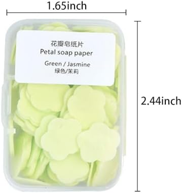 5 Box Travel Soap Sheets Portable Mini Travel Soap Paper Mini Scented Slice Sheets with Storage Box Mini Scented Slice Backpacking Essentials Travel Camping Hiking Outdoor Sports - Image 6