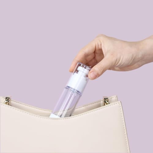 LONGWAY 6Pcs 30ML Airless Pump Bottle, Travel bottles for Toiletries Refillable Empty Containers Vacuum Press Pump Bottles for Foundation, Essence, Lotion - Image 7