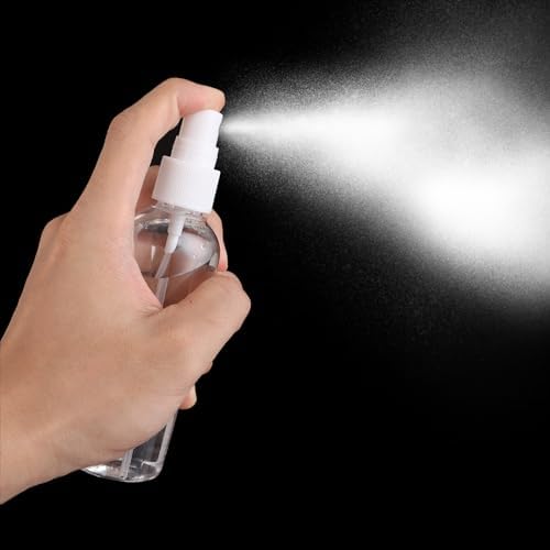 ASelected 6X100Ml Spray Bottles Clear Empty Fine Mist Plastic Mini Travel Bottle Set Small Plastic Mist Perfume Atomiser Bottles For Makeup Water Alcohol - Image 2