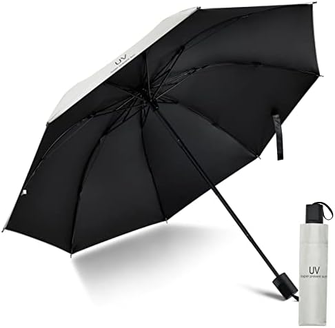 Vicloon Windproof Travel Umbrella, UPF>50+, block 95% of UV, UV Blocked Umbrella, Compact, Light, Strong and Portable - Wind Resistant, Folding Backpack Umbrella for Rain - Men and Women - Image 9