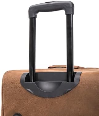 30" Large Suitcase Faux Leather Lightweight Luggage Travel Trolley 100L - Image 7