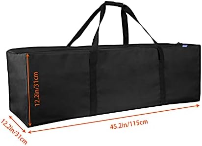INFANZIA 115L Travel Duffle Bag - 45 Inch Extra Large Sports Duffel Luggage Equipment Storage Bag with Upgraded Zipper, Sturdy & Water Resistant, Black - Image 9