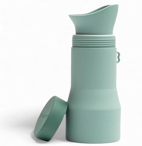 Whizzer - Discreet & Compact Travel Toilet Seen on Dragons Den | Portable & Leak Proof Silicone Pee Bottle - Festival Essentials Camping Toilet | 500ml Capacity