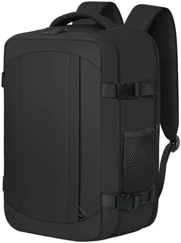 Cabin Bags 40x20x25 for Ryanair Underseat Carry-ons Bag, Hand Luggage Bag Cabin Backpack Travel Backpack Cabin Size 20L - Black