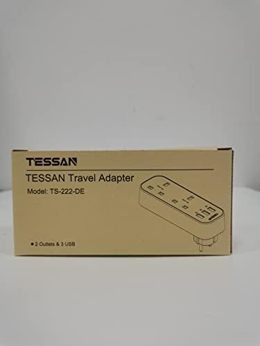 UK to European Plug Adapter with 3 USB, TESSAN Grounded EU Euro Europe Travel Plugs, Schuko European Adaptor for France Spain Iceland Austria Poland Germany Portugal Turkey Greece and More Type E/F - Image 8