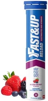 Fast&Up Reload – Mixed Berry - Instant Electrolytes & Hydration - 20 Effervescent Tablets
