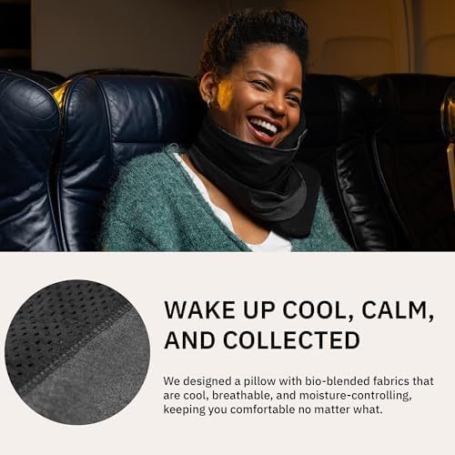 trtl Travel Pillow Cool for Neck Support - Cooling Travel Pillows for Airplanes - with Breathable Fabric - Lightweight and Easy to Carry - Image 6