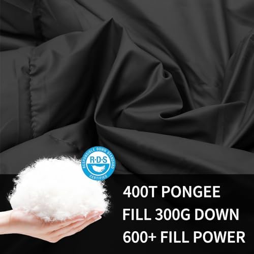 Down Camping Blanket,Ultralight and Warmer Blanket for Camping, Hiking, Hammocks,Travel, Indoors,Outdoor,Cars,Camper Van with 2 kinds of style for storage,can be used as square pillow or quilt - Image 5