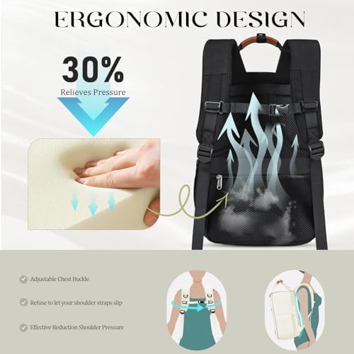 Designed for Ryanair Cabin Bags 40x20x25 Underseat Hand Luggage Bag Carry on Travel Backpack Cabin Size Small Under Seat Cabin Bag Flight Rucksack for Women Backpacks for Ryan Air Case - Image 4