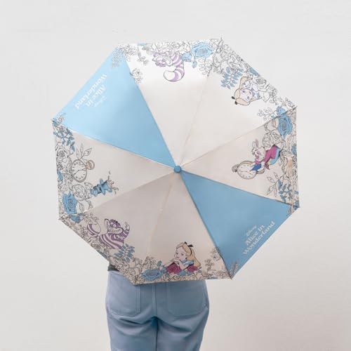 Grupo Erik Compact Umbrella Alice in Wonderland | Lightweight, Foldable & With Cover, Small Travel Umbrella Kids | Disney Alice in Wonderland Gifts Under 20 Pounds - Image 3