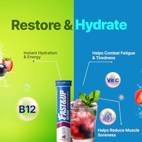 Fast&Up Reload – Mixed Berry - Instant Electrolytes & Hydration - 20 Effervescent Tablets - Image 4