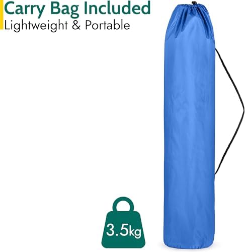 Trail High Back Folding Camping Chair, Luxury Padded Seat, Heavy Duty Tubular Steel, Cup Holder Armrest, Lightweight Portable, Outdoor Garden, Carry Bag - Image 7