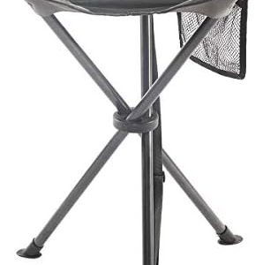 EVER ADVANCED Folding Stool Tripod Tall 53 cm Lightweight Camping Stool Compact Portable Fishing Tripod Camping Chair Collapsible for Outdoor Travel Walking Garden Backpack Hold Up 102 KG