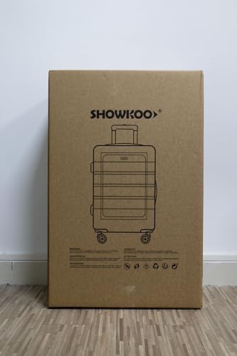 SHOWKOO Suitcase Large 28-Inch Expandable PC+ABS Hard Shell Travel Luggage Lightweight Durable High Capacity with Double Spinner Wheels TSA Lock, 28" Blue - Image 9
