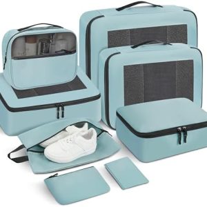 Packing Cubes for Suitcase 8 Set, Lightweight Luggage Packing Organizers Packing Cubes for Travel Accessories